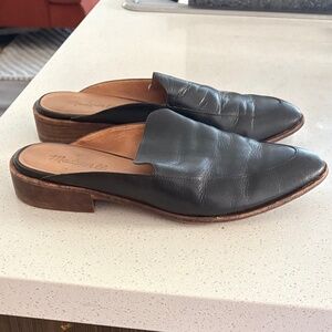 Madewell Women’s Black The Francis Skimmer Mules Flats Size 8.5